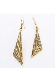 Fashion Long Earrings For Women Vinage Dangle Earring Drop Gold Earrings Geometric Triangle Famous