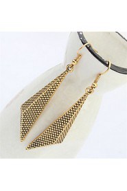 Fashion Long Earrings For Women Vinage Dangle Earring Drop Gold Earrings Geometric Triangle Famous