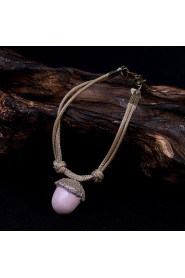 Unisex Chain Bracelet Leather / Rope Non Stone