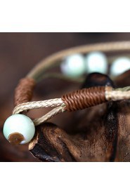 Unisex Chain Bracelet Leather / Rope Non Stone