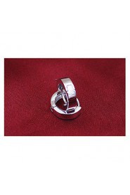 S925 Fine Silver Hoop Earrings for Men&Women,Fine Jewelry(width:3.5mm)