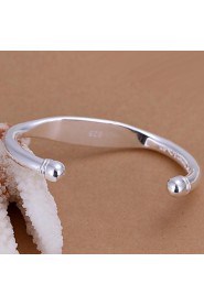 Men's Cuff Bracelet Silver