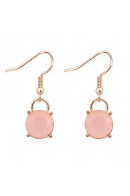 Simple Single Crystal Earrings