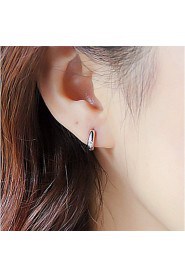 S925 Fine Silver Hoop Earrings for Men&Women,Fine Jewelry