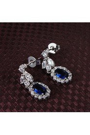 Jewelry Set Women's Gift / Party / Special Occasion Jewelry Sets Alloy Cubic Zirconia Necklaces / Earrings As the Picture