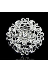 Beautiful Alloy And Rhinestone Brooches