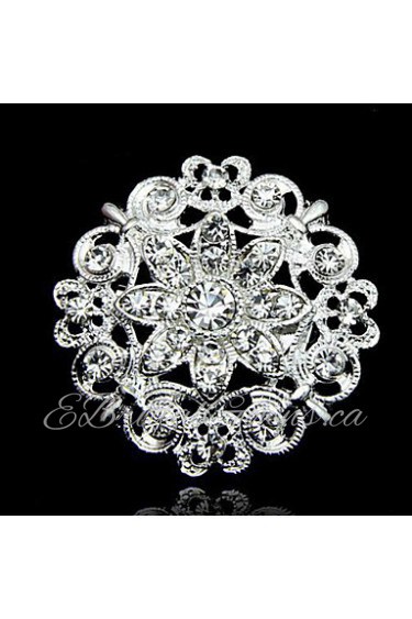 Beautiful Alloy And Rhinestone Brooches