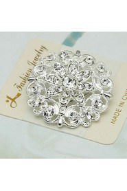 Beautiful Alloy And Rhinestone Brooches