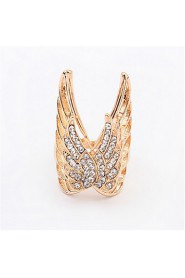 Fashion Exaggeration Ring Hollow Butterfly