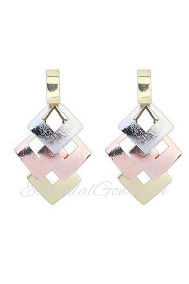 Simple And Elegant Mosaic Earrings