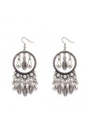 Atmospheric Water Droplets Tassel Earrings