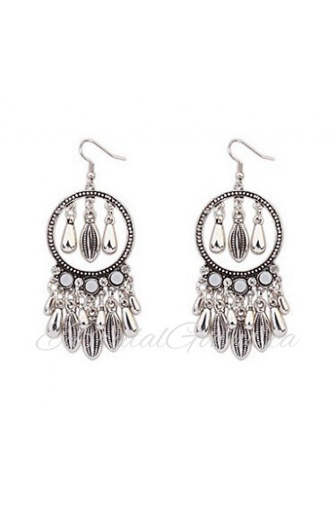 Atmospheric Water Droplets Tassel Earrings