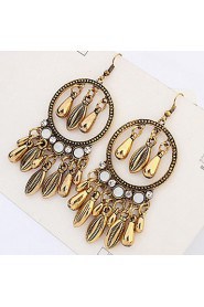 Atmospheric Water Droplets Tassel Earrings