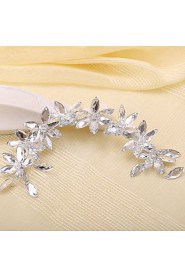 Crystal Hair Flower Bride Hair Wedding Headdress Wedding Accessories One Piece