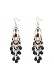 Bohemian Exaggerated Fashion Beads Tassel Earrings