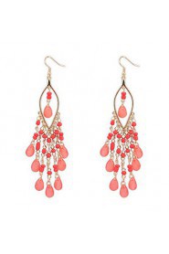 Bohemian Exaggerated Fashion Beads Tassel Earrings