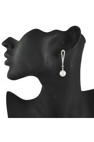 Drop Earrings Women's Alloy Earring Imitation Pearl/Rhinestone