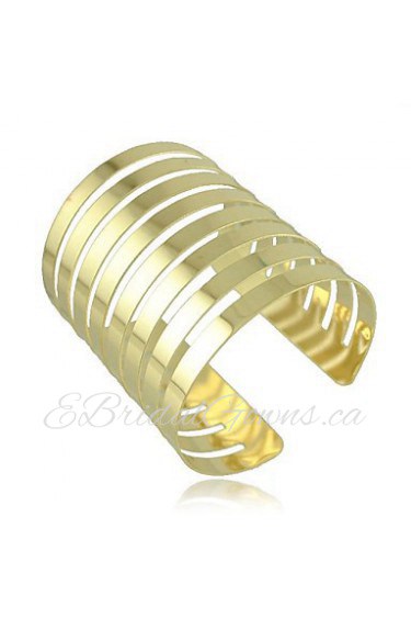 Women's Round Bangles Bracelet Alloy