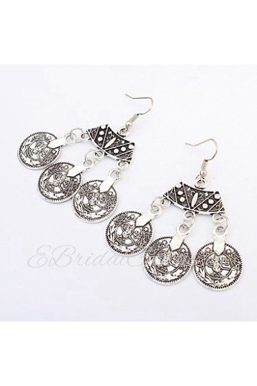 Queen Luxury Earrings Vintage Punk Nightclub Fan Accessories