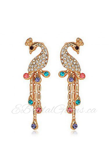 Chandelier Earrings Women's Alloy Earring Rhinestone