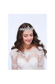 Women's Sterling Silver Alloy Headpiece - Wedding Special Occasion Casual Tiaras 1 Piece