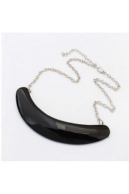 Stylish Atmosphere Crescent Necklace Jewelry Accessories