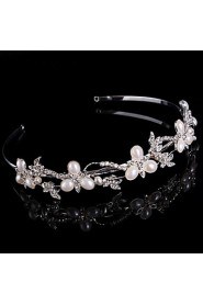 Luxurious Bridal Crown Silver Tiara Queen Flower Crystal/Diamond Pearls Flower Hairclips Headpiece For Wedding/Party