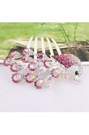 Korean Style Animal Alloy Hot Sale Hair Comb(4 color)(1Pc)