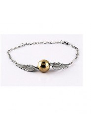 Unisex Harry Potter Wings Golden Snitch Bludger Bracelet