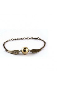 Unisex Harry Potter Wings Golden Snitch Bludger Bracelet