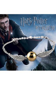 Unisex Harry Potter Wings Golden Snitch Bludger Bracelet