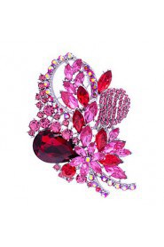 Women's Jewelry Rhinestone Flower Brooch Broach Pins (More Colors)