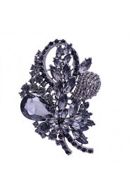 Women's Jewelry Rhinestone Flower Brooch Broach Pins (More Colors)