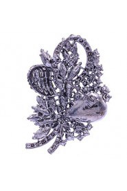 Women's Jewelry Rhinestone Flower Brooch Broach Pins (More Colors)