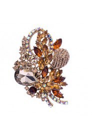 Women's Jewelry Rhinestone Flower Brooch Broach Pins (More Colors)