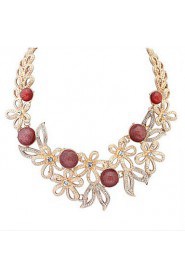 Small Round Hollow Flower Necklace Fashion Jewels