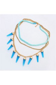 Fashion Multilayer Bullet Necklace Jewelry Street Shooting