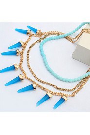 Fashion Multilayer Bullet Necklace Jewelry Street Shooting