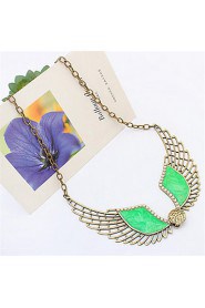 Fashion Hollow Wings Necklace Sweater Chain