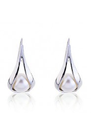 Drop Earrings Women's Alloy Earring Imitation Pearl