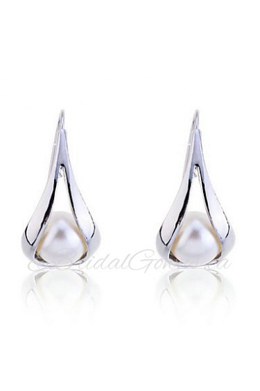 Drop Earrings Women's Alloy Earring Imitation Pearl