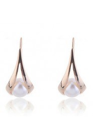 Drop Earrings Women's Alloy Earring Imitation Pearl