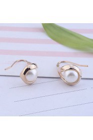 Drop Earrings Women's Alloy Earring Imitation Pearl