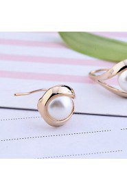 Drop Earrings Women's Alloy Earring Imitation Pearl