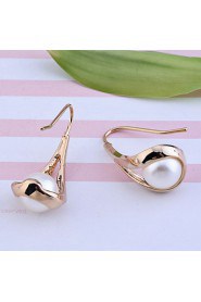 Drop Earrings Women's Alloy Earring Imitation Pearl