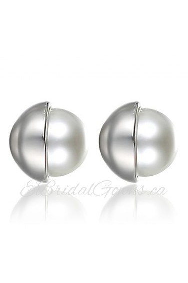 Stud Earrings Women's Imitation Pearl / Brass Earring Imitation Pearl