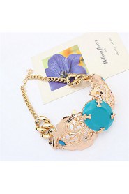 Stylish Atmosphere Oval Necklace Luxury Jewelry