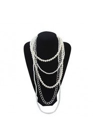 Fashion Atmosphere Multilayer Pearl Necklace