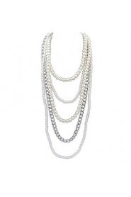 Fashion Atmosphere Multilayer Pearl Necklace