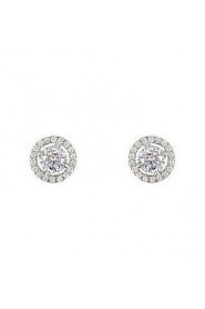 Stud Earrings Women's Alloy Earring Cubic Zirconia